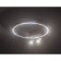 LED ceiling LED with additional backlight Ambrella Light, Linetech, FL5808, LED, 40 W, 2800LUM, 3000-6400K, Black Color Black
