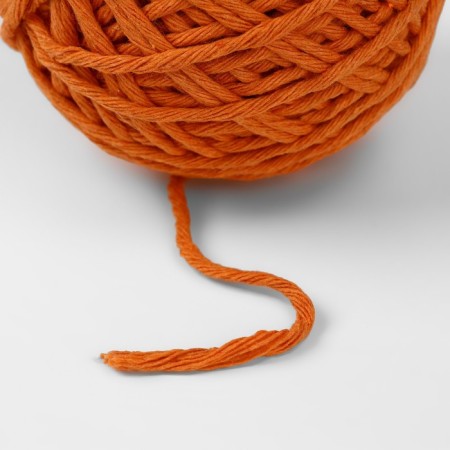 Weaving cord, cotton, d = 3 mm, 50 m, mix color-2