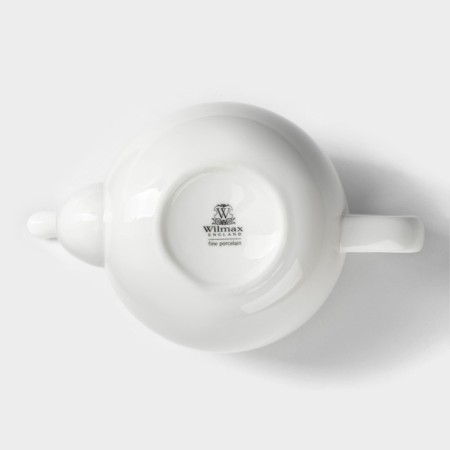 Teapot porcelain harbor Wilmax Olivia "Classics", 1.1 l, color white-6