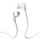 Headphones Borofone BM26 Rhythm, vacuum, microphone, jack 3.5 mm, cable 1.2 m, white