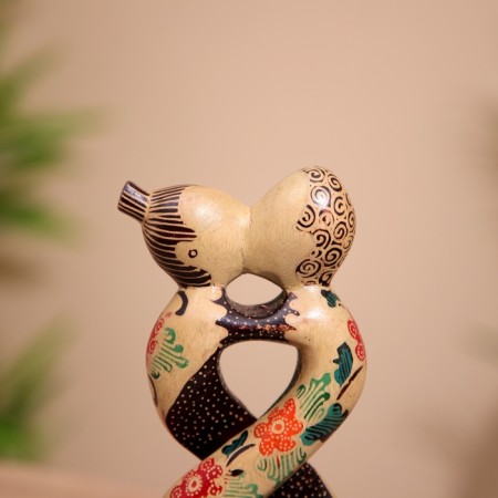 Abstraction "endless love" wood 20 cm-4
