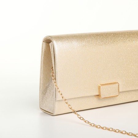 Female bag on a magnet, gold color-3