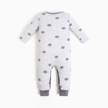 Combineson for children, gray, stars, height 74 cm-2
