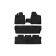 Rugs in the Toyota Sienna Salon 2003-2016, 4 pcs. (polyurethane)