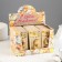 Show Box with candles for the oval cake, gold, 30 pcs
