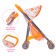 Summer stroller for dolls "Fox", metal frame