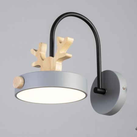 Bra "Deer Piartti" LED 12W 4000k gray 15x26x16cm-1