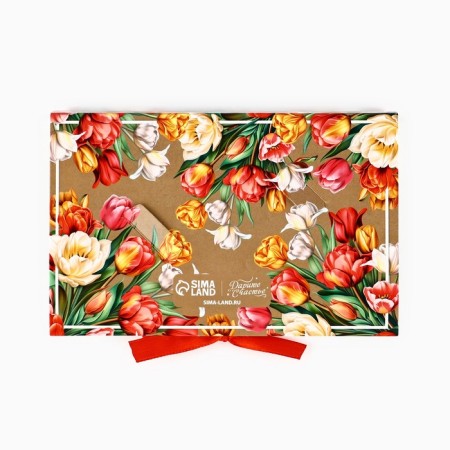 Box for 6 sweets with the cells "the most beautiful" 14.5 x 9.5 x 3.5 cm-3