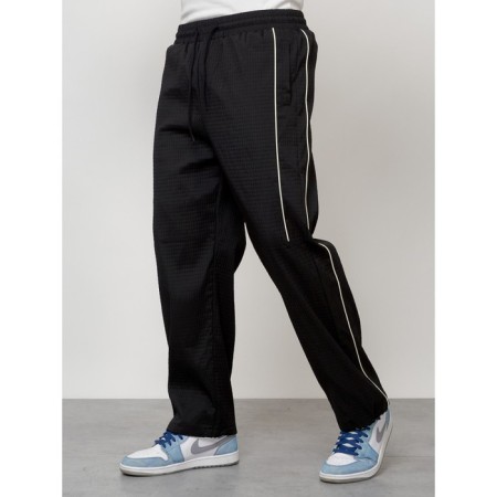 Sports suit men's, size 52, black color-5