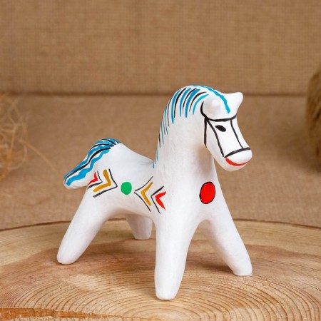 Souvenir "Horse", 5.5 × 6 × 8 cm, Kargopol toy