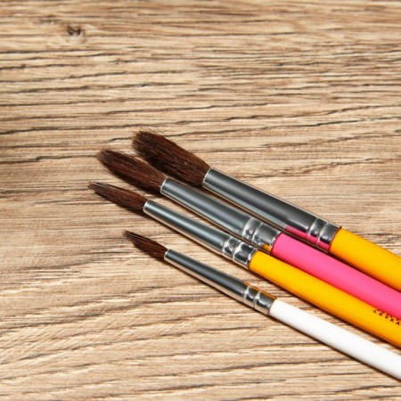 Drawing brush set 4 pcs. Round Pony No. 2, 4, 6, 8-2