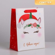 Laminated vertical “New Year Unicorn”, MS 18 x 23 x 10 cm, New Year