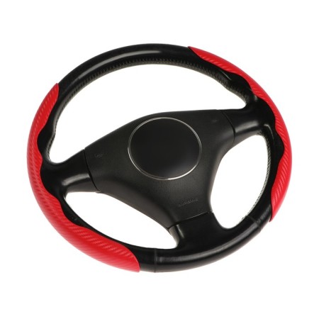 Lays on the steering wheel of the car, red, set 2 pcs