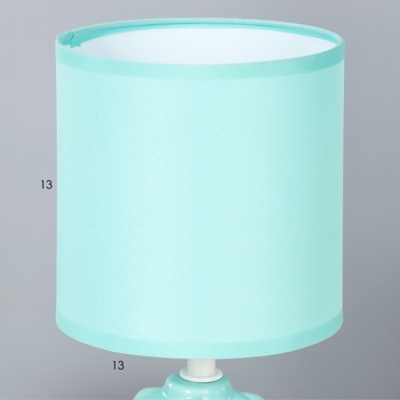 Laura table lamp E14 40W turquoise 13x13x2.5 cm Risalux-3
