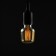 Incandescent lamp Vintage "Hammer", 40 W, E27, 230 V, 120x60 mm, warm white