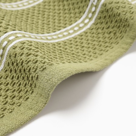 Ethel towel, col. Green, 38x63 cm, 100% HL, Makra-2