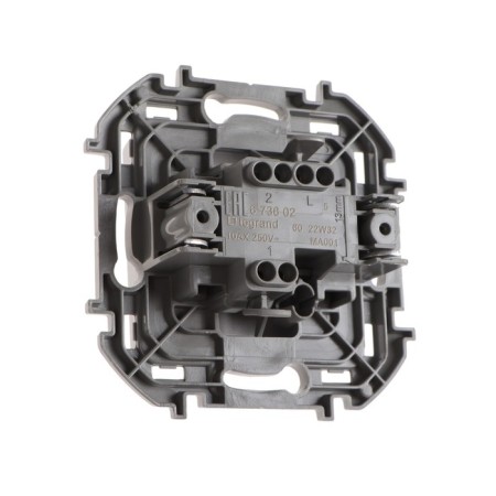 Single -valve legrand inspiria, 10 AX, 250 V, aluminum switch-1