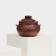 A baking pot with a lid "Loli", decor, red clay, 0.6 l, mix