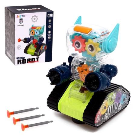 Robot "gears", light and sound effects, mixtures