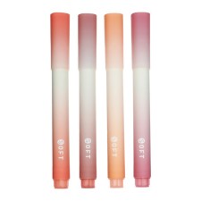 A set of markers-textbooks 4 pieces, 4 colors, orange-pink gradient