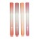A set of markers-textbooks 4 pieces, 4 colors, orange-pink gradient