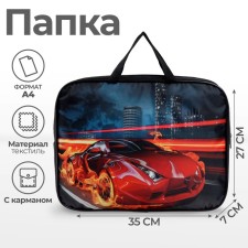 Folder with handles Textile A4, 350 x 270 x 70 mm, calligrata 
