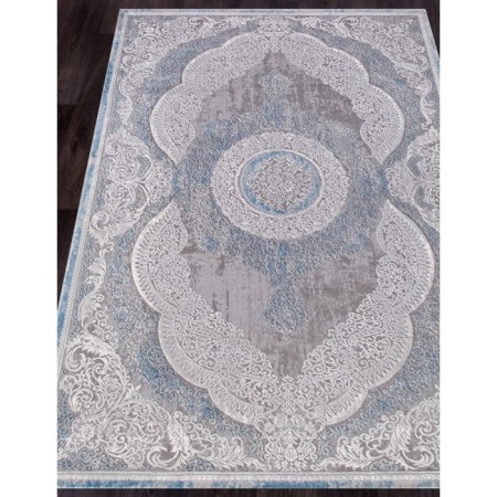Rectangular carpet Karmen Hali Armina, size 200x290 cm, color Blue/Blue