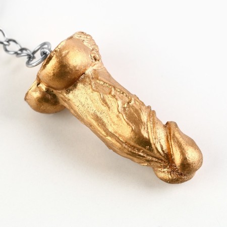 Keychain, gold, 18+, 4.7 x 2.1 cm-3