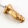 Keychain, gold, 18+, 4.7 x 2.1 cm