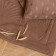 Cover with pillowcases "Hugo", size 230x250 cm, brown color