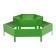The flowerbed is galvanized, 2 tiers, d = 60–80 cm, h = 30 cm, bright green, Greengo
