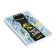 Notepad A6, 120 sheets on the crest of "jeans", cover coated cardboard, UV-lak, block 65 g/m2