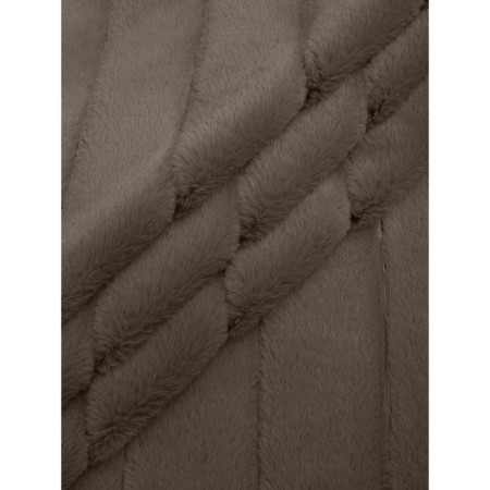Texrepublic blanket, size 200x220 cm, brown color-3