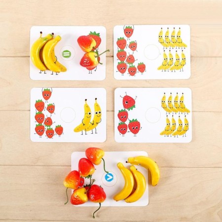 Material Material "more or less: strawberries and bananas", 24 pcs.-3