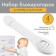 A set of locks for doors and boxes, fabric, universal, 18 cm, 4 pcs., White color, crumb I