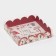 Box for confectionery with PVC lid "Winter Vacations", 13 x 13 x 3 cm, New Year