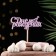 Topper wooden "Happy Birthday" Lilac 13x6 cm