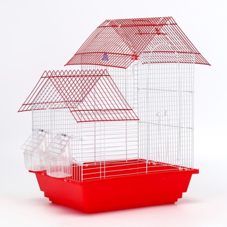 Poultry cell is equipped BD-2/5H, 34 x 27 x 47 cm, red-1