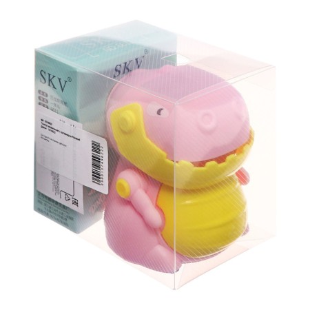 Mechanical sharpener with container "Dragon" pink-7