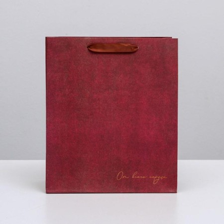 Packaging, gift -laminated vertical bag, “from the bottom of the heart”, Ml 23 x 27 x 11.5 cm-1