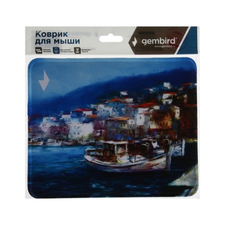 Gembird MP -ART2, 220X180X2 mm mouse mat, drawing - city-3