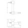 ESKO SMH02 Black Bida mixer, with a hygienic shower, built -in, black
