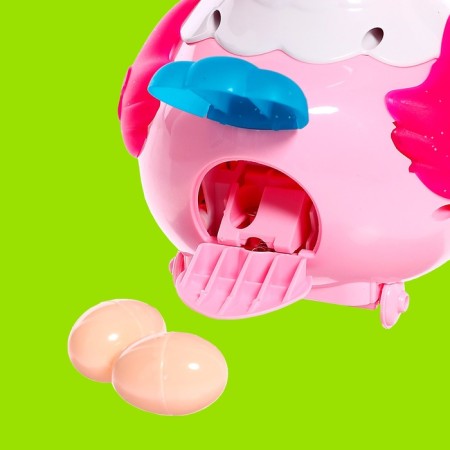 The developing toy "Kurochka", light and sound effects, carries the egg, mix-10