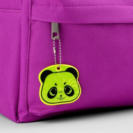 The reflective element "Mordi Panda", bilateral, 6 × 5.5 cm, color mix-1