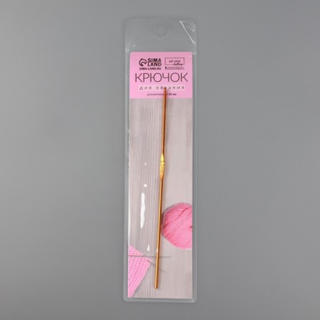 Knitting hook, d = 2 mm, 15 cm, mix color-6