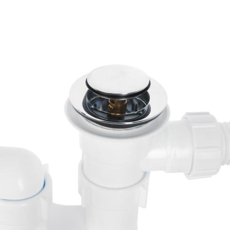 Siphon "Ani Plast" EC255s, 40 x 50, for a bath, with a flexible pipe, the "click-cracker" system, chrome-1