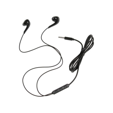 Headphones Ergolux ELX-WHP01-C01, wired, inserts, microphone, jack 3.5mm, 1.2m, black-1