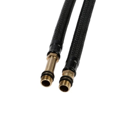 Flexible eyeliner for the Zein English mixer, nylon, 1/2 ", M10, 30 cm, set 2 pcs., Black-5