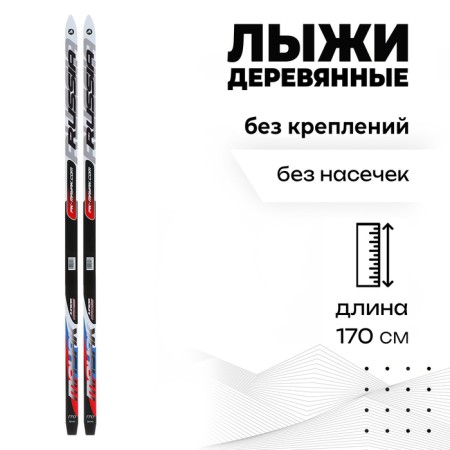 Teenage Skiing Wooden "Leader", 170 cm