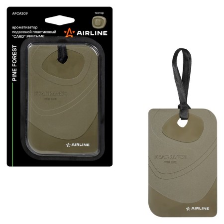 Ароматизатор подвесной пластик «Card» Perfume Pine forest AFCA309
